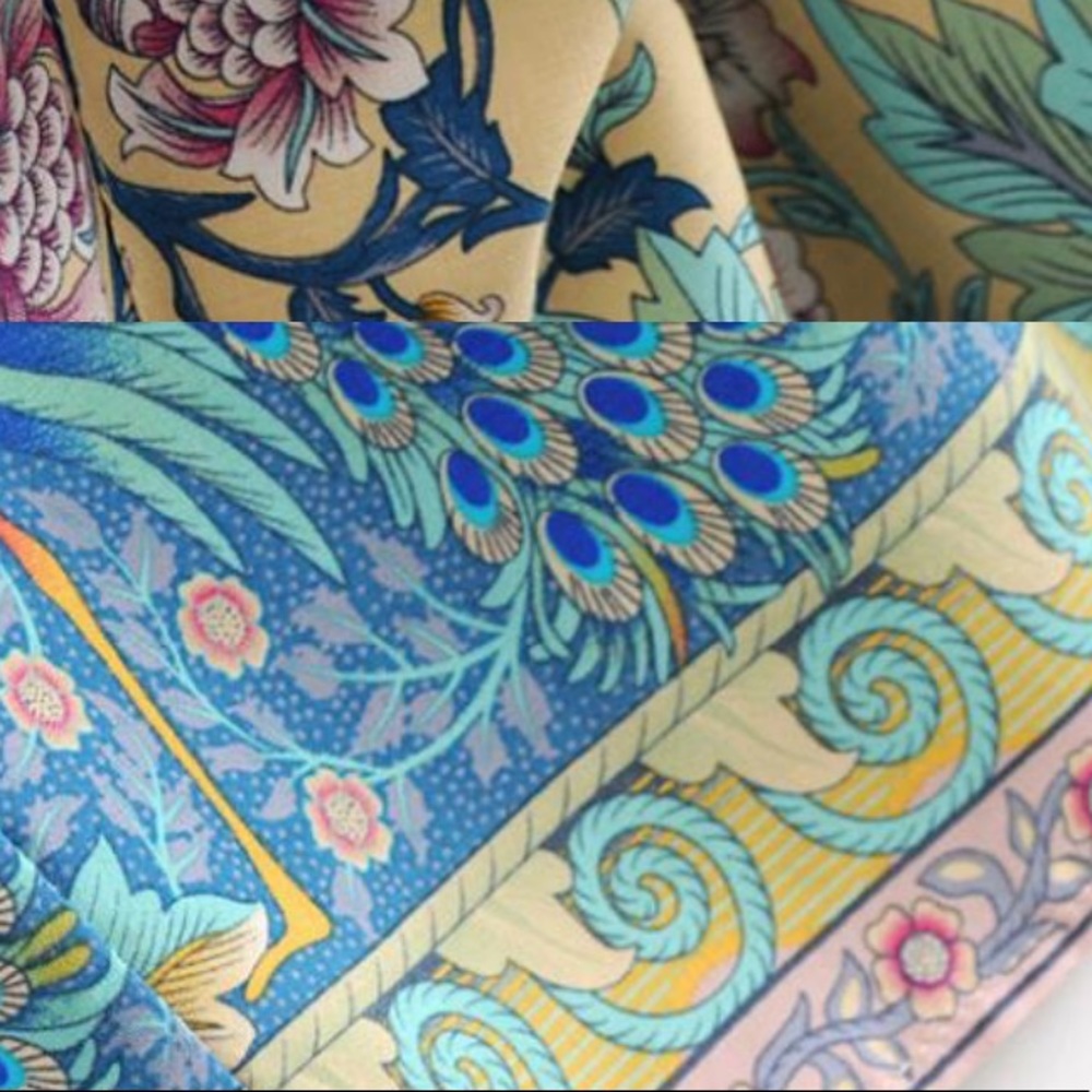 🌺 Beautiful silky kimono robe - Picture 7 of 8